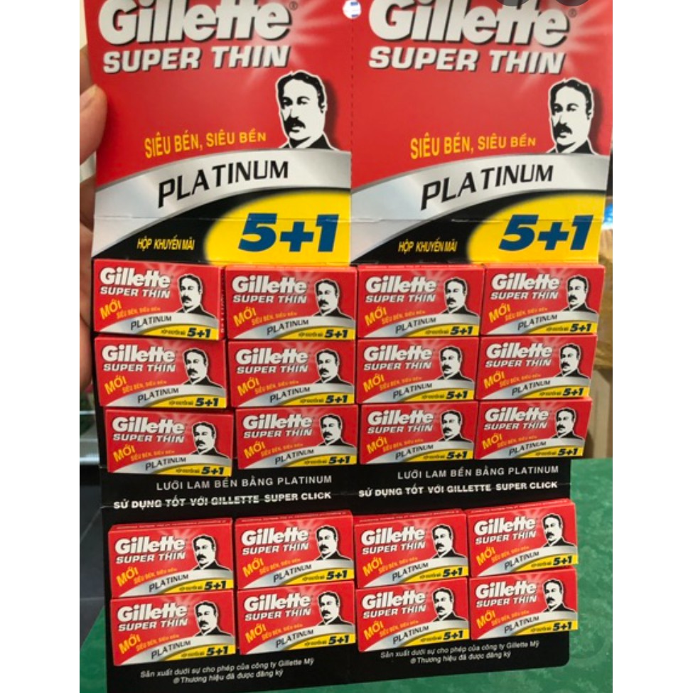 Lưỡi lam gillette - hộp 100 lưỡi