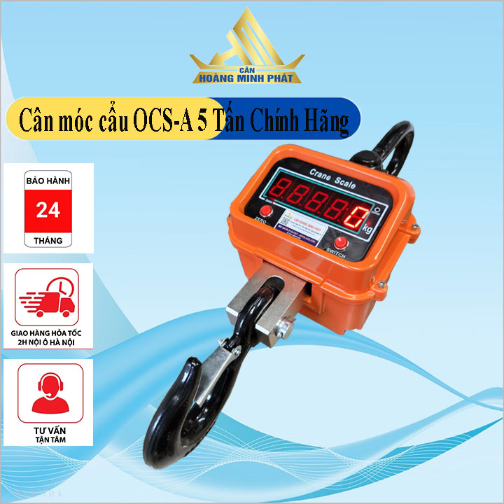 Cân treo 5 tấn 3 tấn 1 tấn ocs-a siêu chắc chắn - kèm pin dự phòng, điều khiển
