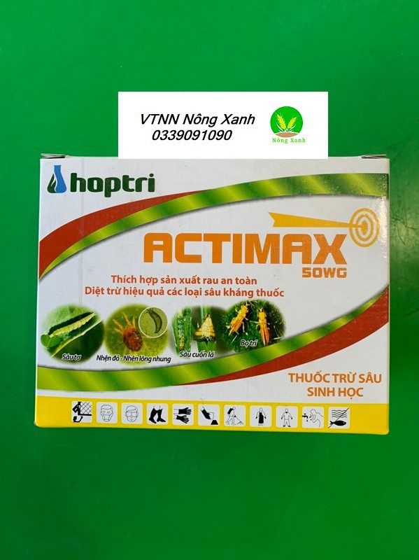 Hộp 25 gói trừ sâu sinh học actimax 50wg
