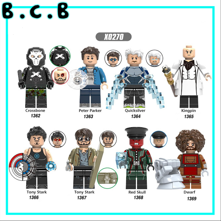 Đồ chơi lắp ráp minifigure nhân vật siêu anh hùng Marvel Avengers End Game Đồ chơi lắp ráp minifigures mô hình lắp ráp sáng tạo X0270