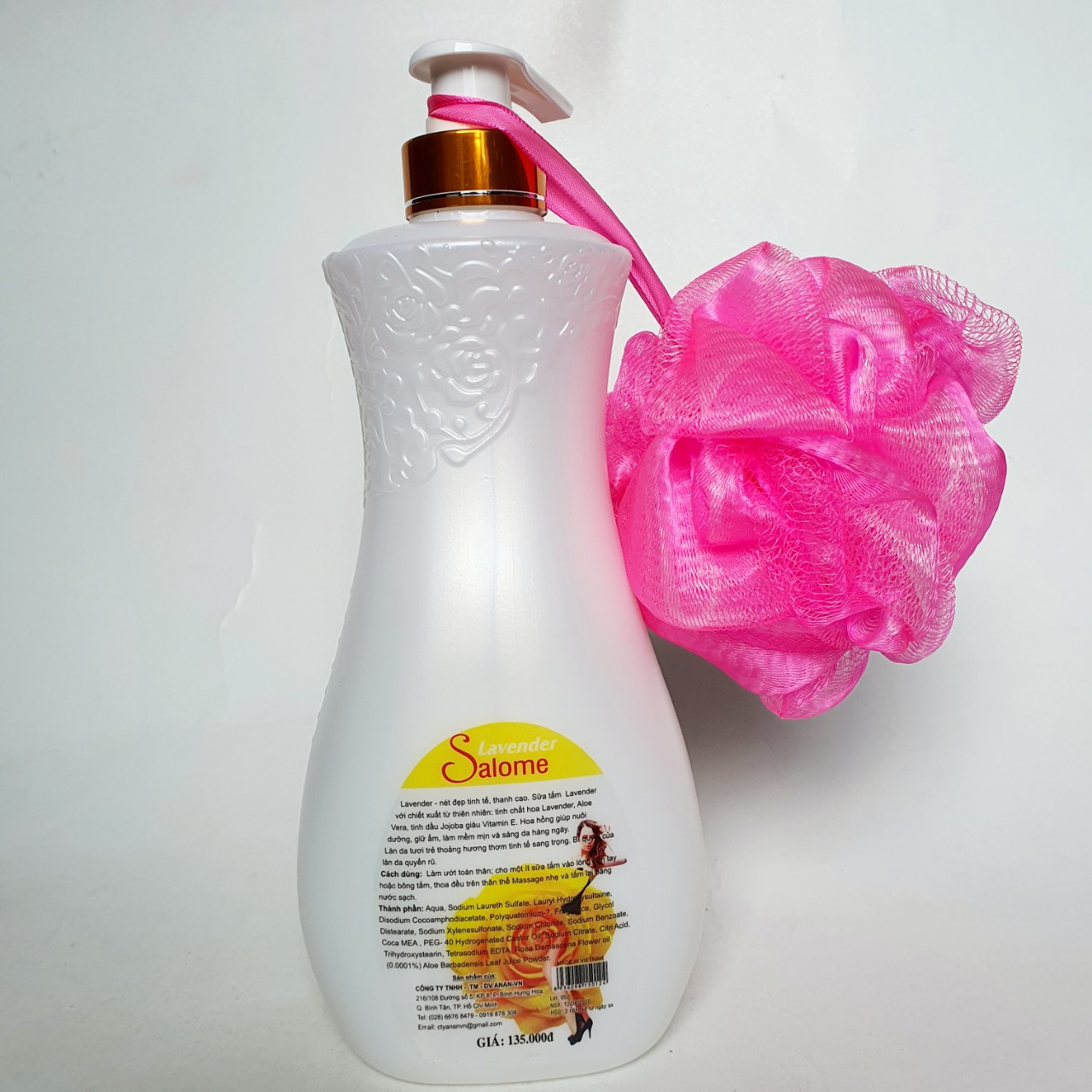 Sữa tắm trắng da Salome (1000ML) chính hãng hương nước hoa , tự nhiên dịu nhẹ