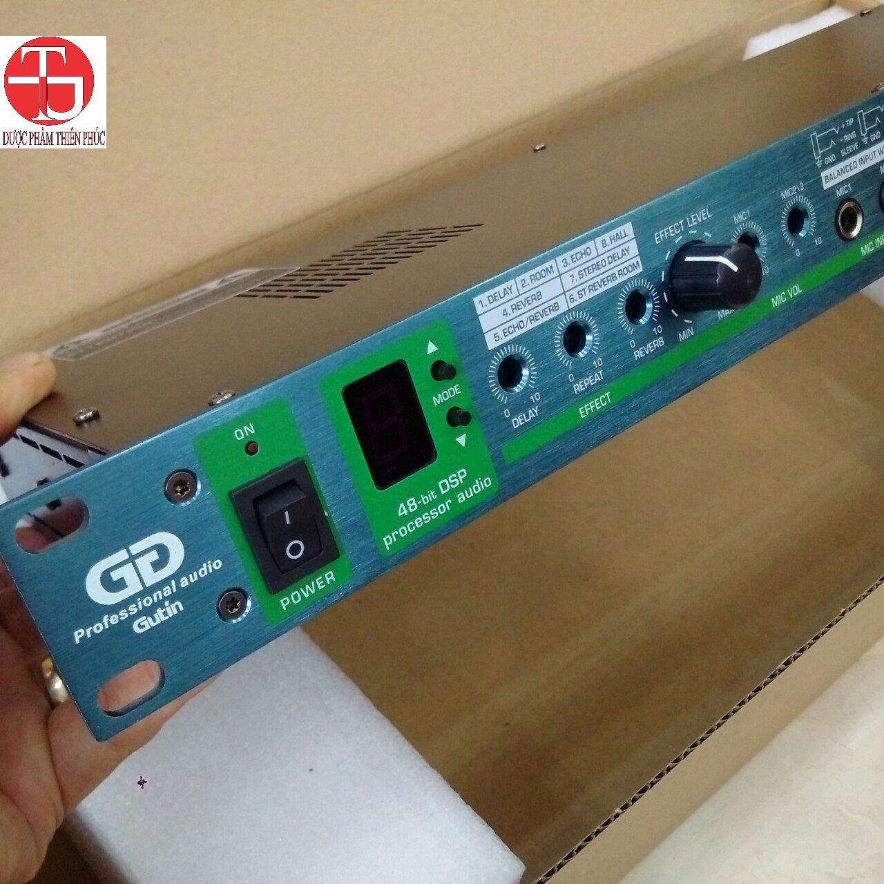 Vang cơ lai số gd gutin km-5pt - 8 chế độ chống hú chất âm tuyệt với - công ty thiên phúc