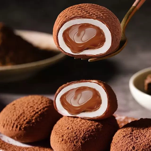 [ Hương vị mới ] Combo 500g Bánh mochi Socola kèm đậu phộng siêu phẩm mới nhìn siêu xinh ăn cực ngon cựa đã