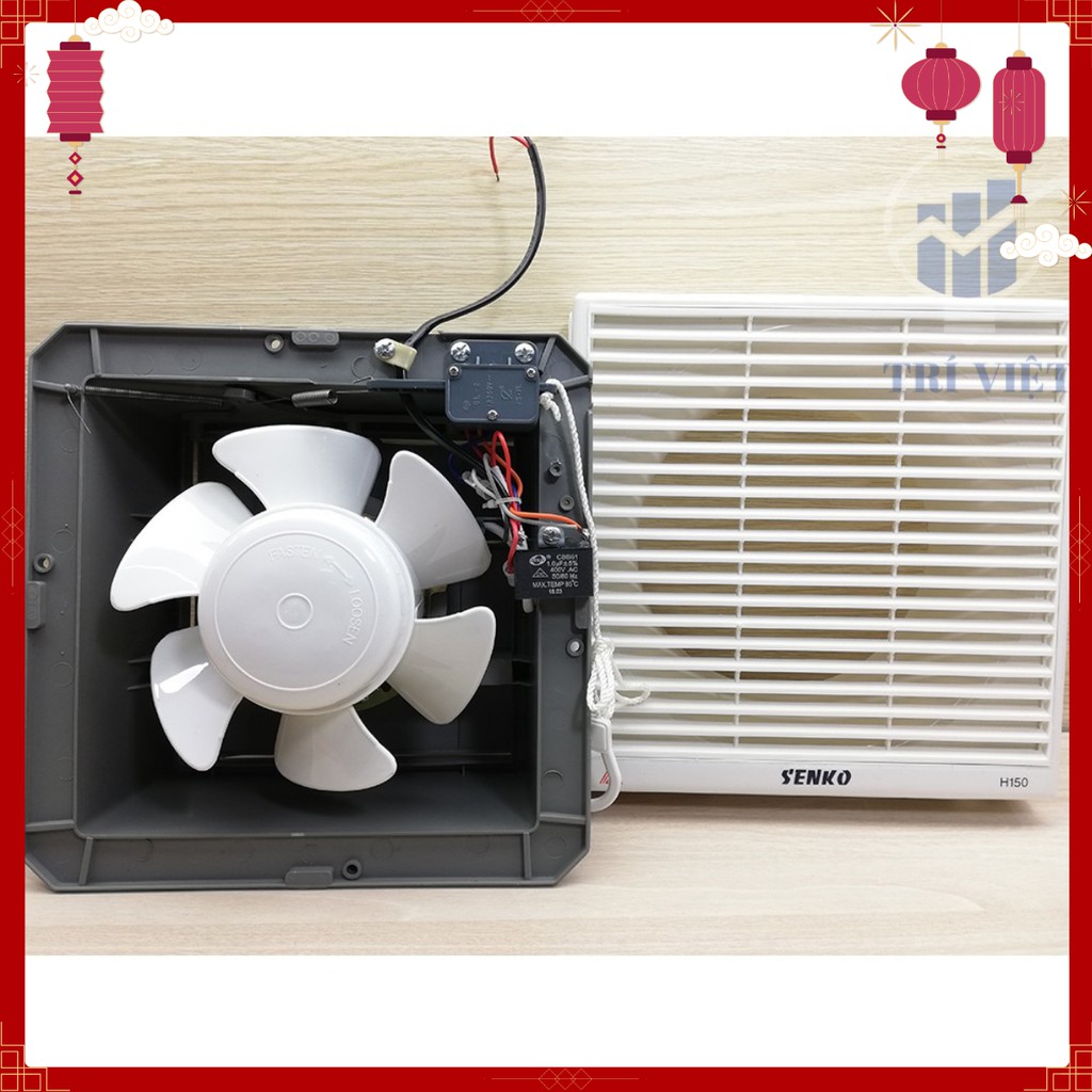 Máy Hút Mùi Senko H150 (30W) - Quạt hút mùi bếp, hút mùi nahf vệ sinh - Quạt hút gắn tường, thổi 2 chiều