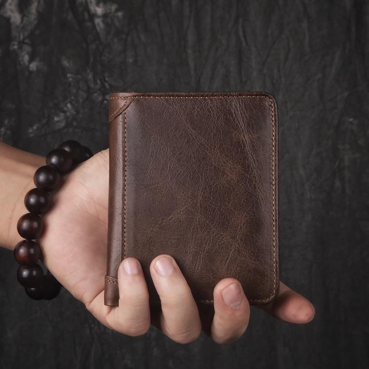 Ví bóp da bò mẫu thời trang - mẫu ví hiện đại,lót tráng bạc công nghệ chống quét trộm thông tin thẻ  VTC21A thatchatstore