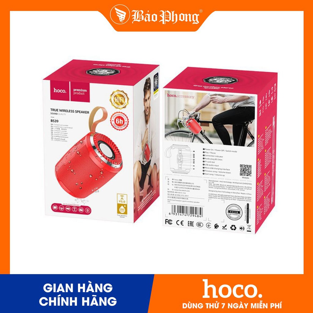 Loa bluetooth hoco bs39