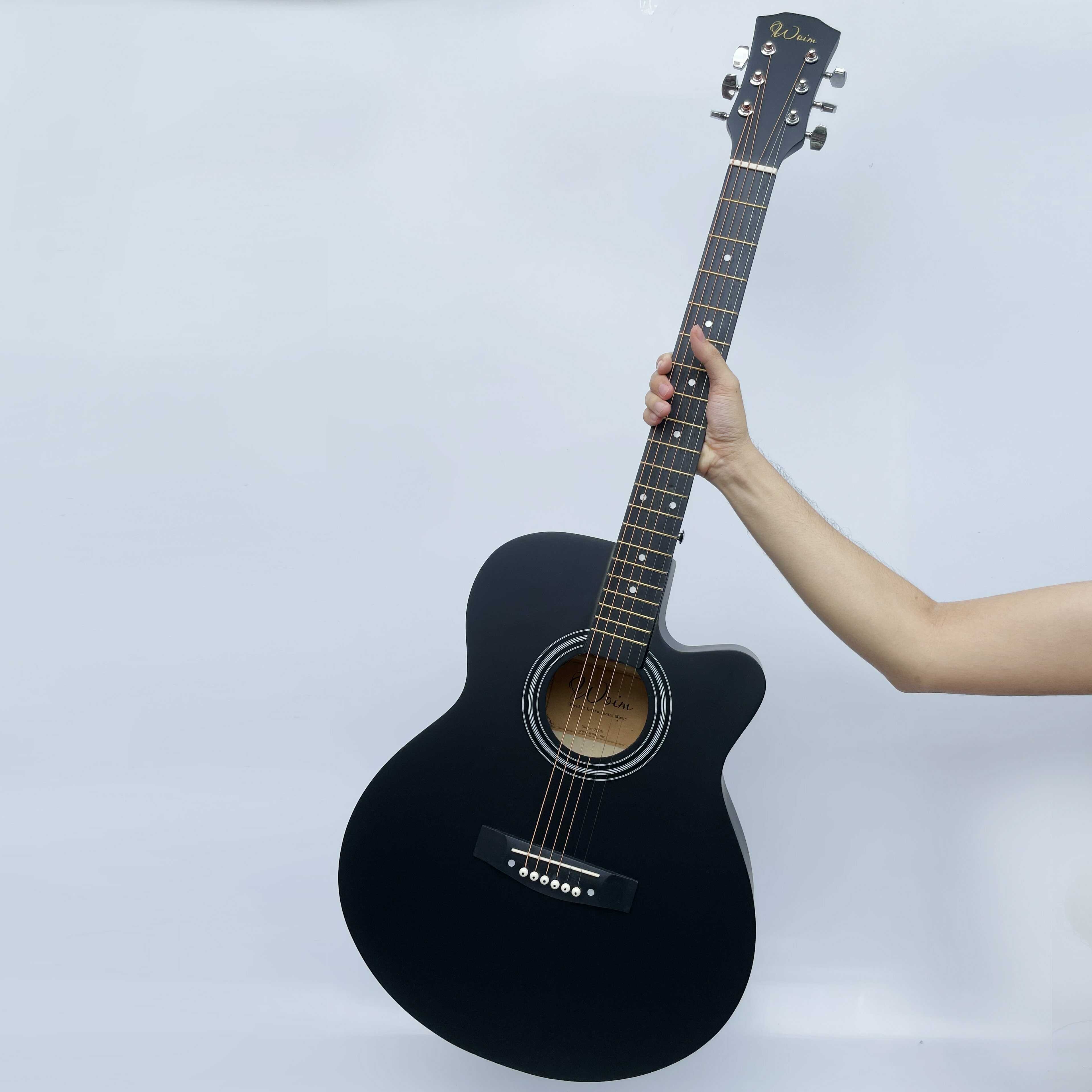 Đàn Guitar Acoustic Dáng A Size 40 Inch Hai Màu Có Ty Chỉnh Cần - 5