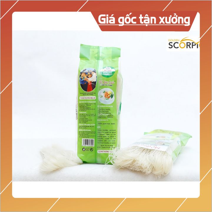 Đặc sản Mì Gạo Sạch Hùng Lô 🍴 [HẠNG NHẤT] 🍴 Mì Gạo Sạch Hùng Lô 1 gói 500g (Sinh Ta Từ Làng)
