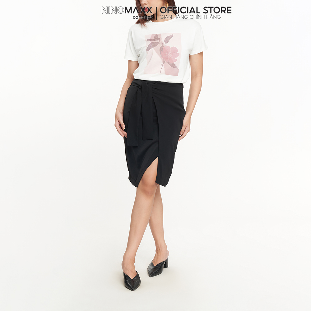N&m club váy kiểu nữ thời trang vải lụa sen 2203053