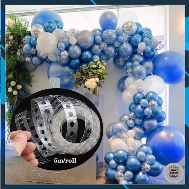 Dây kết bóng bay bằng nhựa mềm 5m