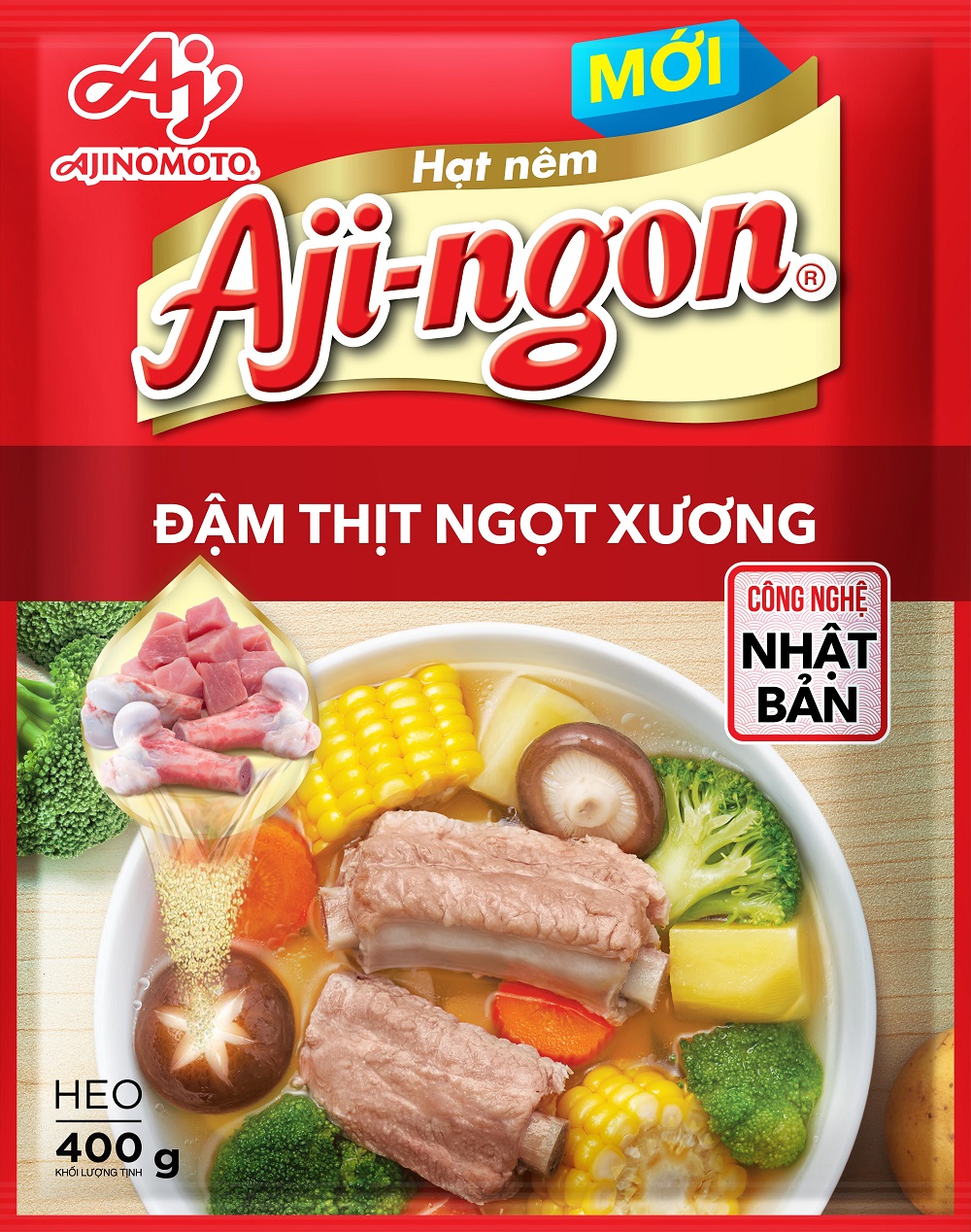 Hạt nêm Aji-ngon 400g