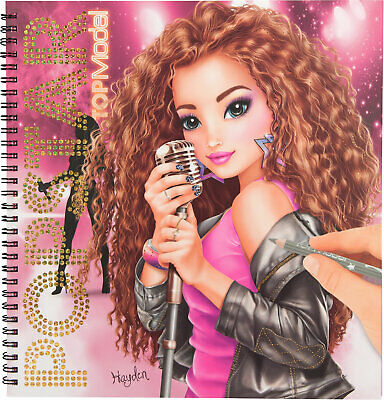 BST thiết kế thời trang TopModel Popstart Colouring Book TM410900