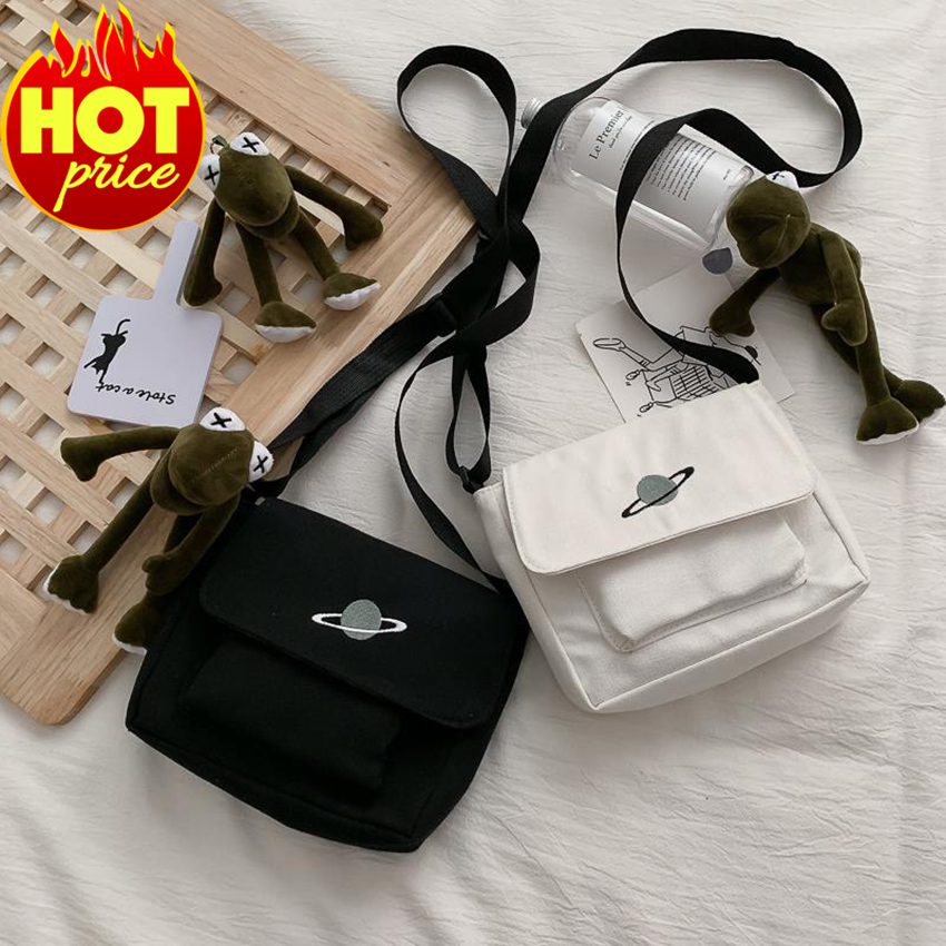 Túi đeo chéo nữ vải canvas 💘 HOT NEW 💘 Túi vải canvas nữ - Lemone