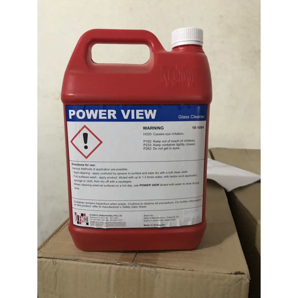 Power view nước lau kính can 5l
