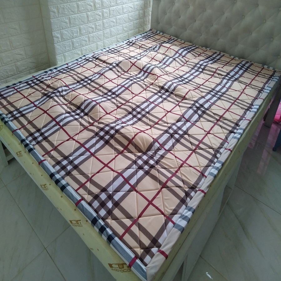 NỆM MOUSSE GẤP GỌN 1m6x2m - 2 MẶT CHẦN THUN LẠNH