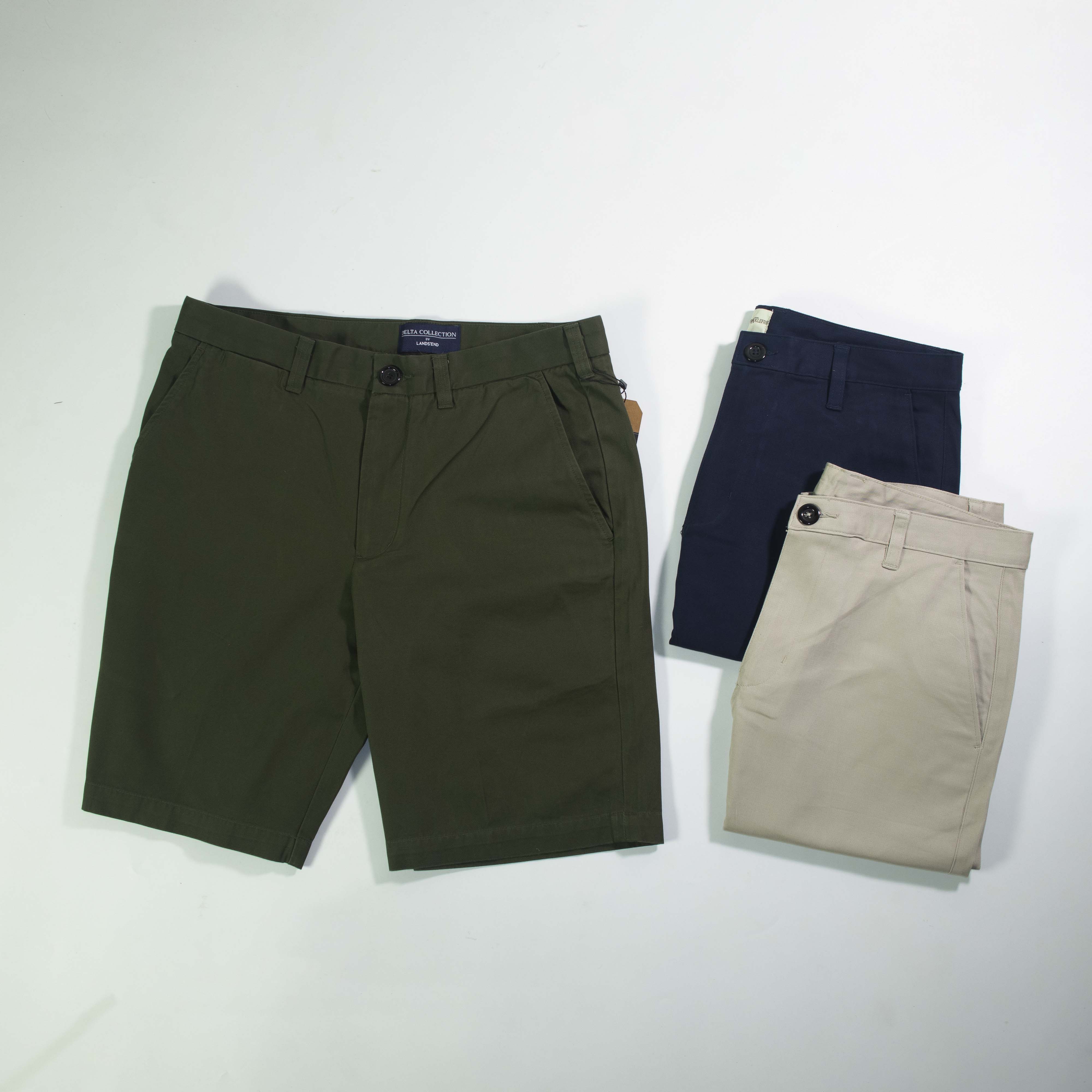 Quần short nam kaki chất mềm hàng xuất dư form Hàn Quốc trẻ trung