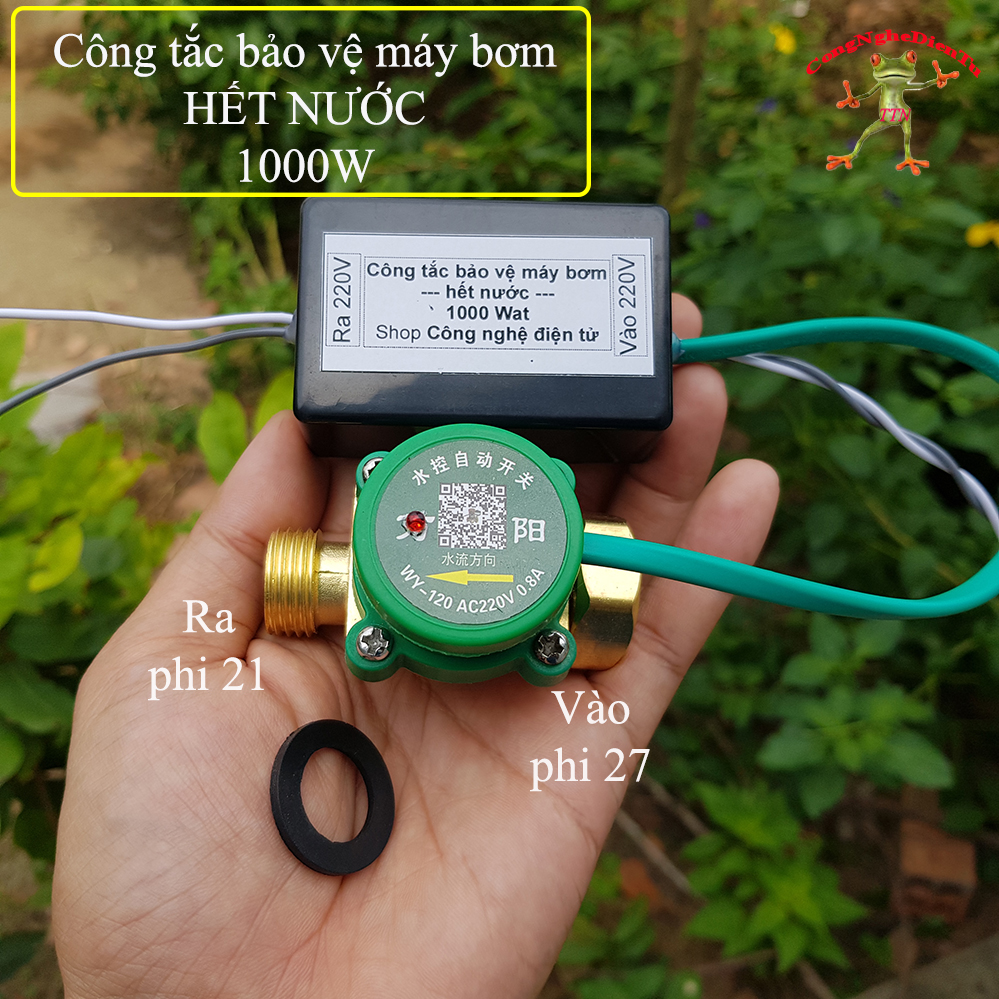 [HCM]Công tắc bảo vệ chống cháy máy bơm khi hết nước 1000W - 105ABQT