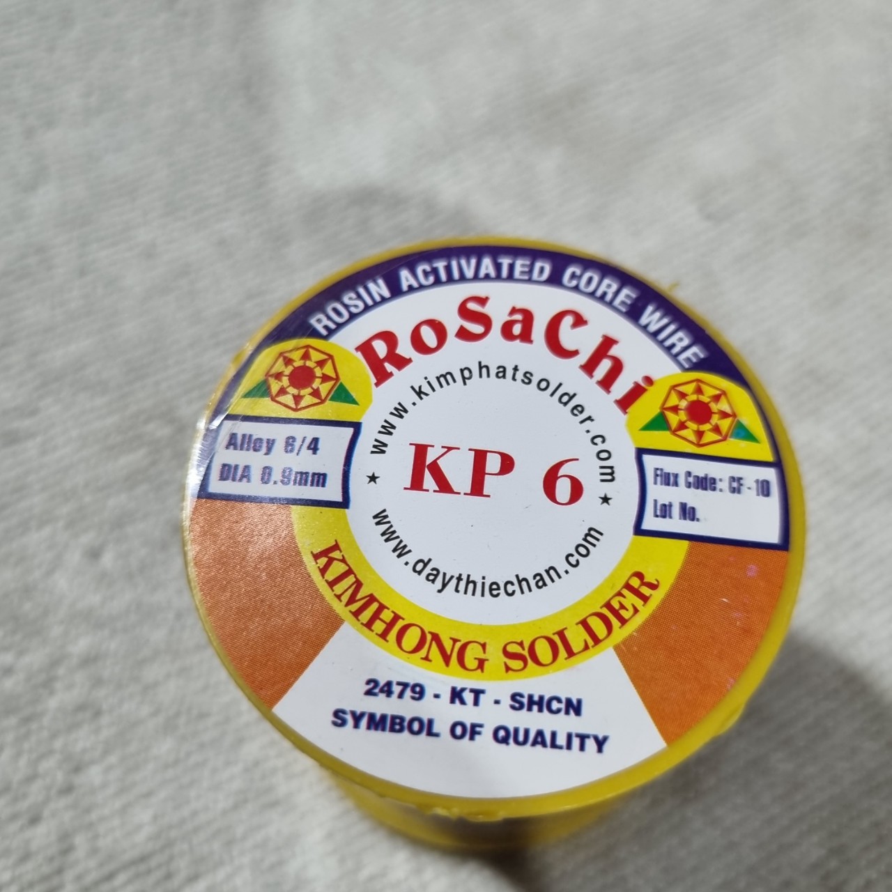Cuộn chì hàn điện tử kp6 100 gr