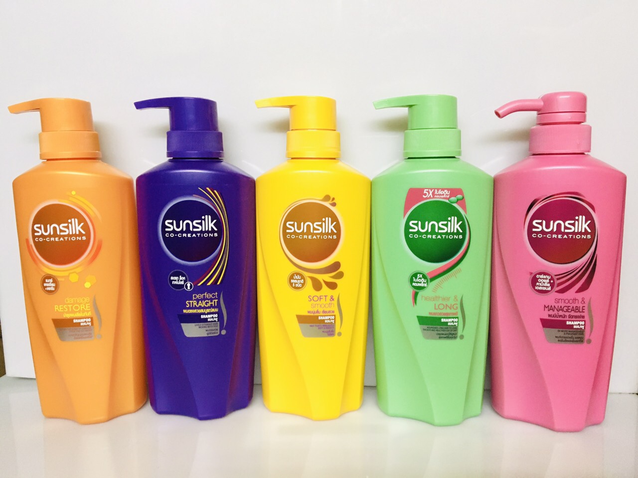 2 chai dầu gội Sunsilk Thái Lan 450ml/chai