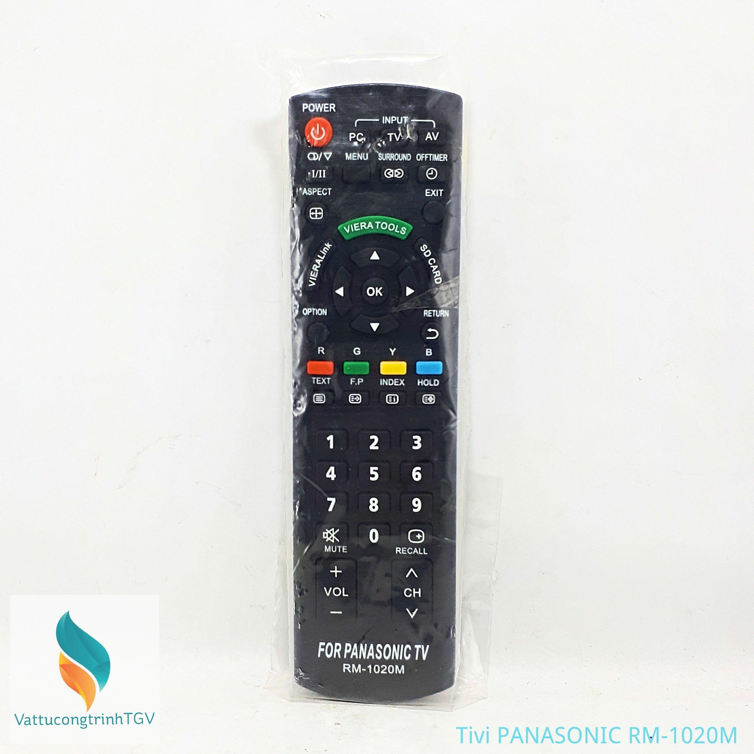 Điều khiển thay thế cho tivi panasonic rm-1020m