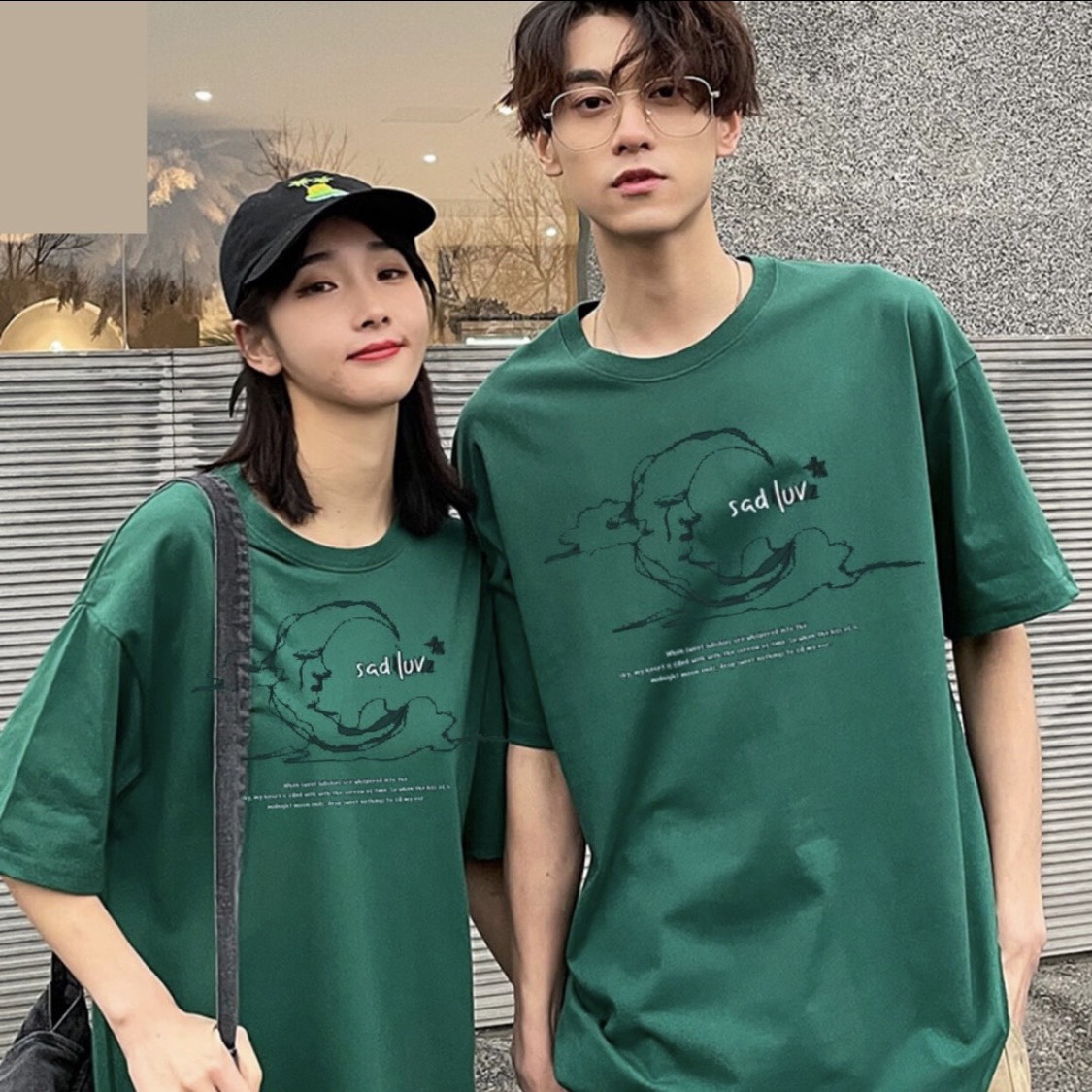 Áo thun tay lỡ sadboiz sadluv, form rộng unisex, áo phông sadboiz nam nữ
