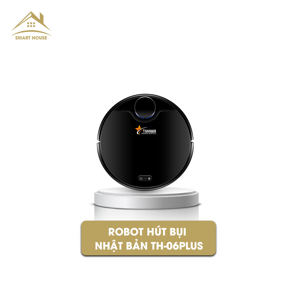 [BẢO HÀNG CHÍNH HÃNG 2 NĂM] Robot hút bụi lau nhà chính hãng Nhật Bản TH-06 Plus - Dành cho người bị dị ứng lông mèo - Robot hỗ trợ hút sạch các loại lông thú cưng và tóc