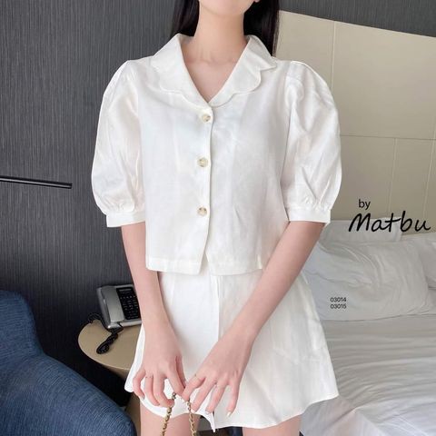 Rập giấy áo cổ sam cách điệu mã 1177