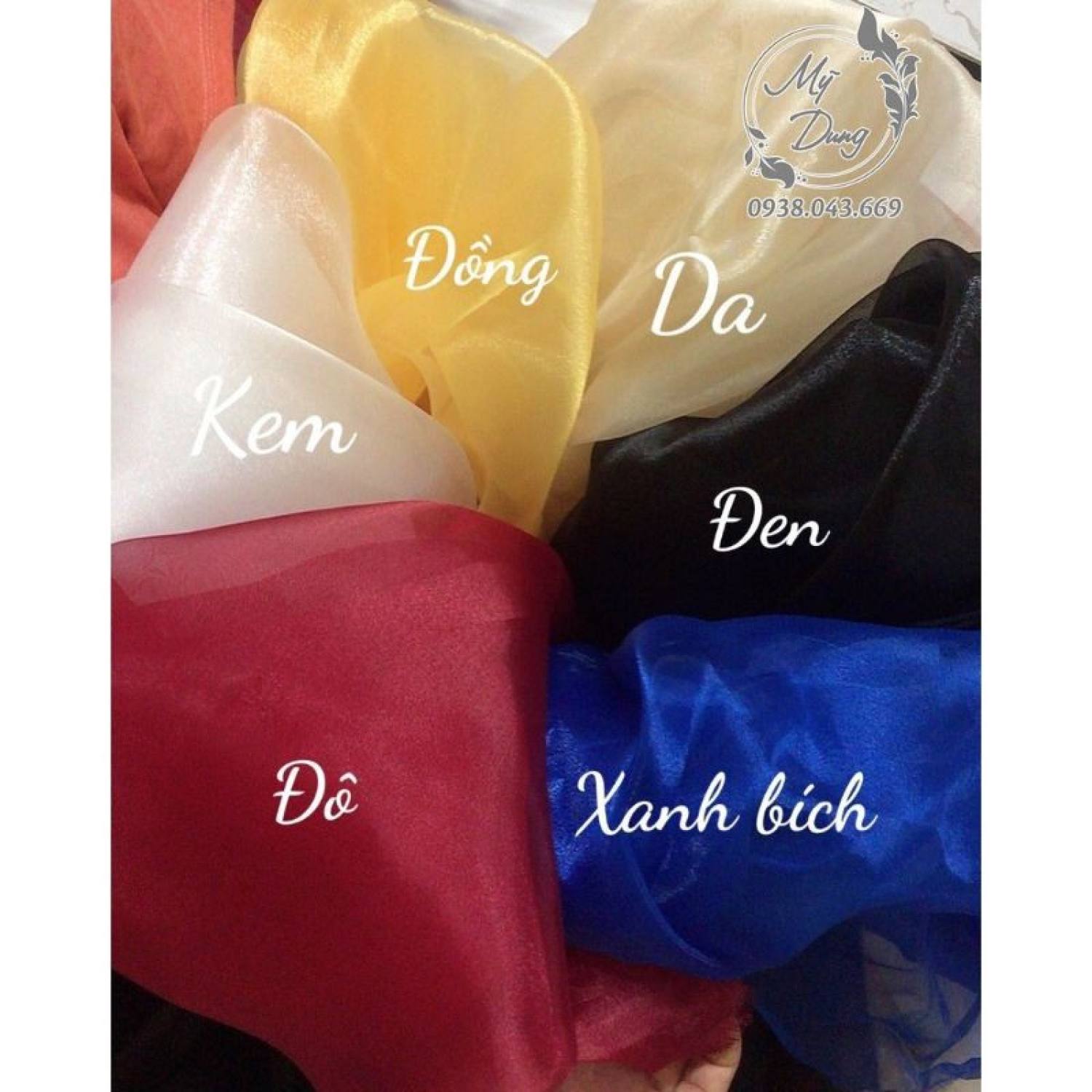 Vải voan kính ,bó hoa ,may đầm ,làm hoa khổng lồ