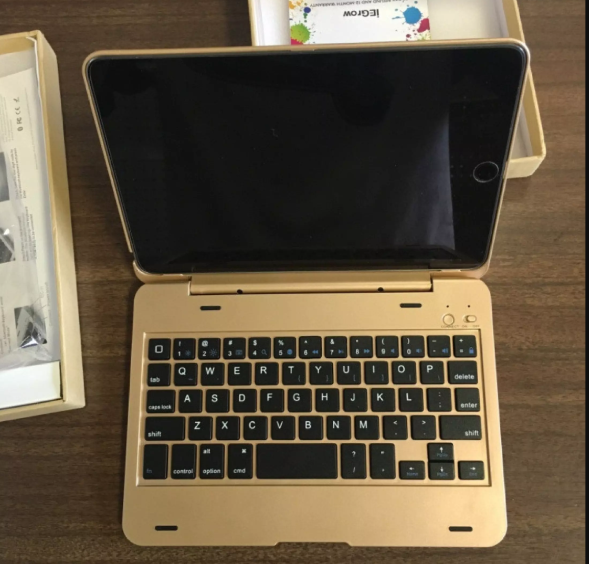 Bàn phím bluetooth keyboard ipad mini 1 2 3 - t_shop_vn