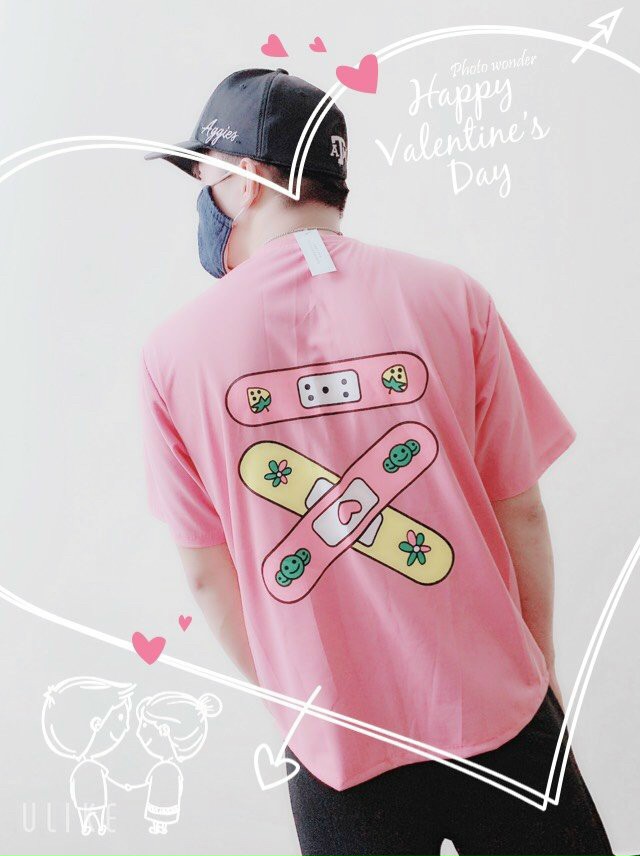 Áo thun cotton nam nữ hoạ tiết cực cute