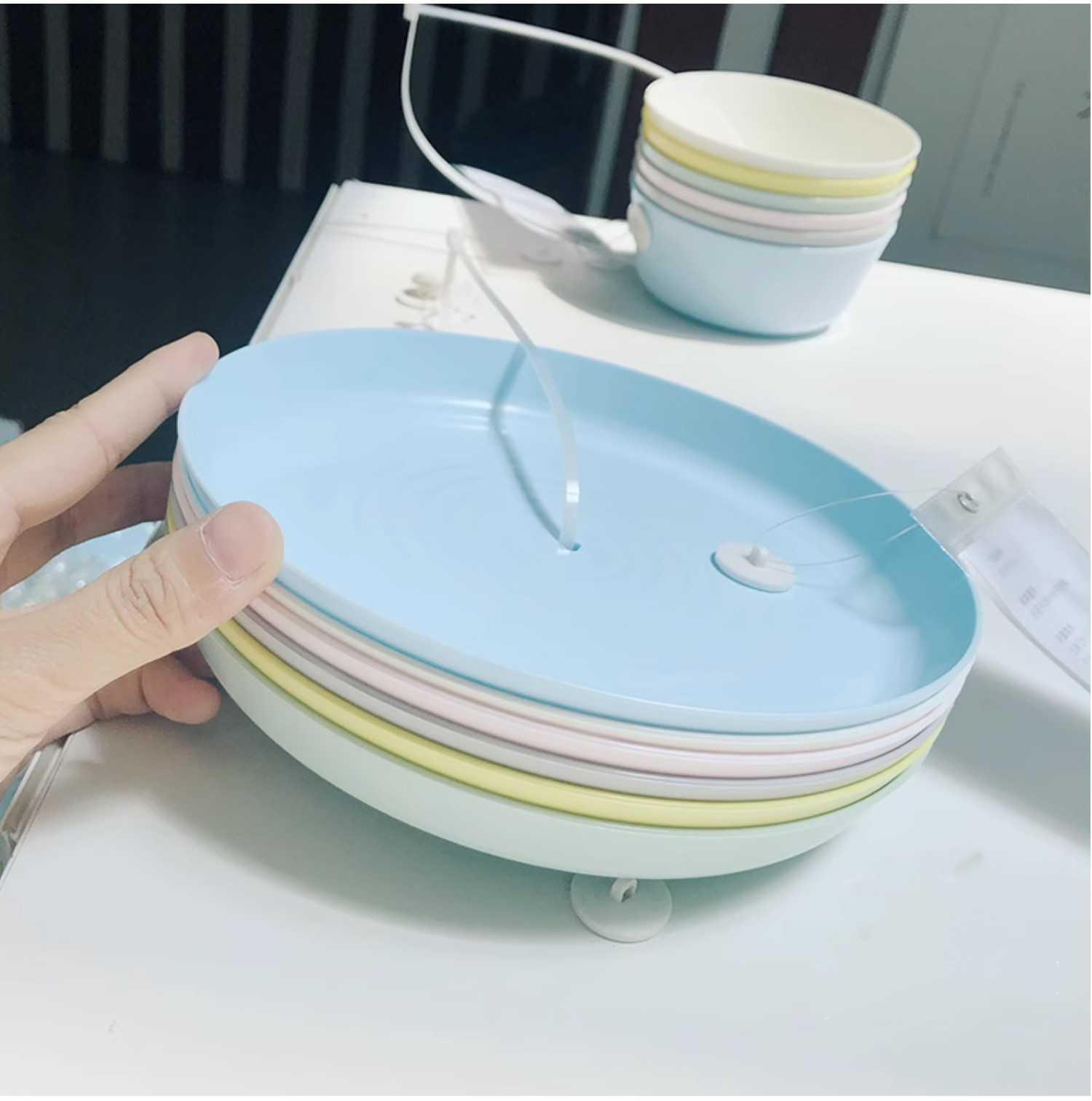 Bộ 6 đĩa nhựa ăn cho bé kalas ikea