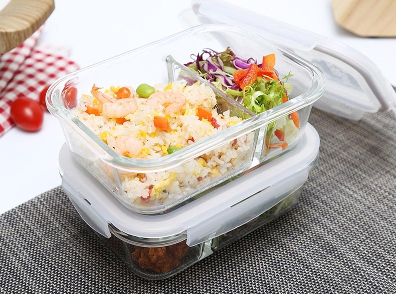 HỘP THỦY TINH 3 NGĂN,2 NGĂN TIỆN LỢI ĐỰNG CƠM VÀ THỨC ĂN MANG ĐI LÀM, CHỊU NHIỆT TỐT CÓ THỂ BẢO QUẢN TRONG TỦ LẠNH HOẶC LÒ VI SÓNG