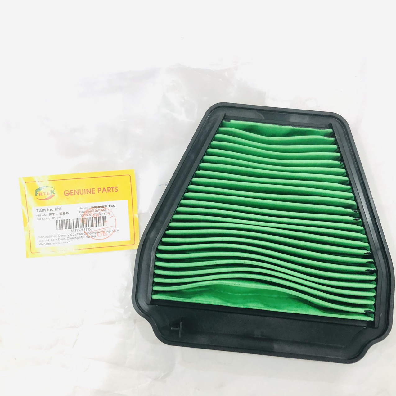 [HCM]Lọc gió xe máy dành cho xe máy Honda Winner 150 .Sản phẩm chất lượng giúp lọc không khí loại bụi bẩn tạp chất hiệu quả - Shop Tây Thành