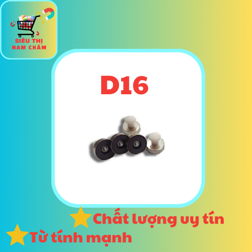 10 núm hít sắt D16mm hít bảng từ tiện ích