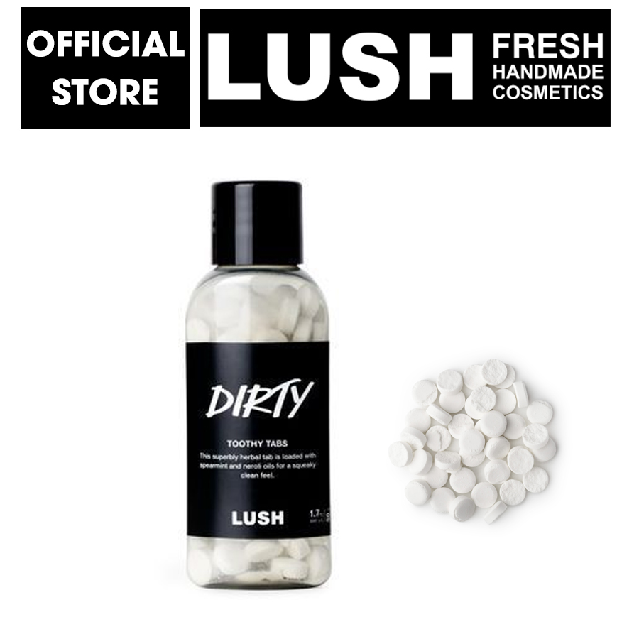 Viên đánh trắng răng Lush - Dirty toothy tabs