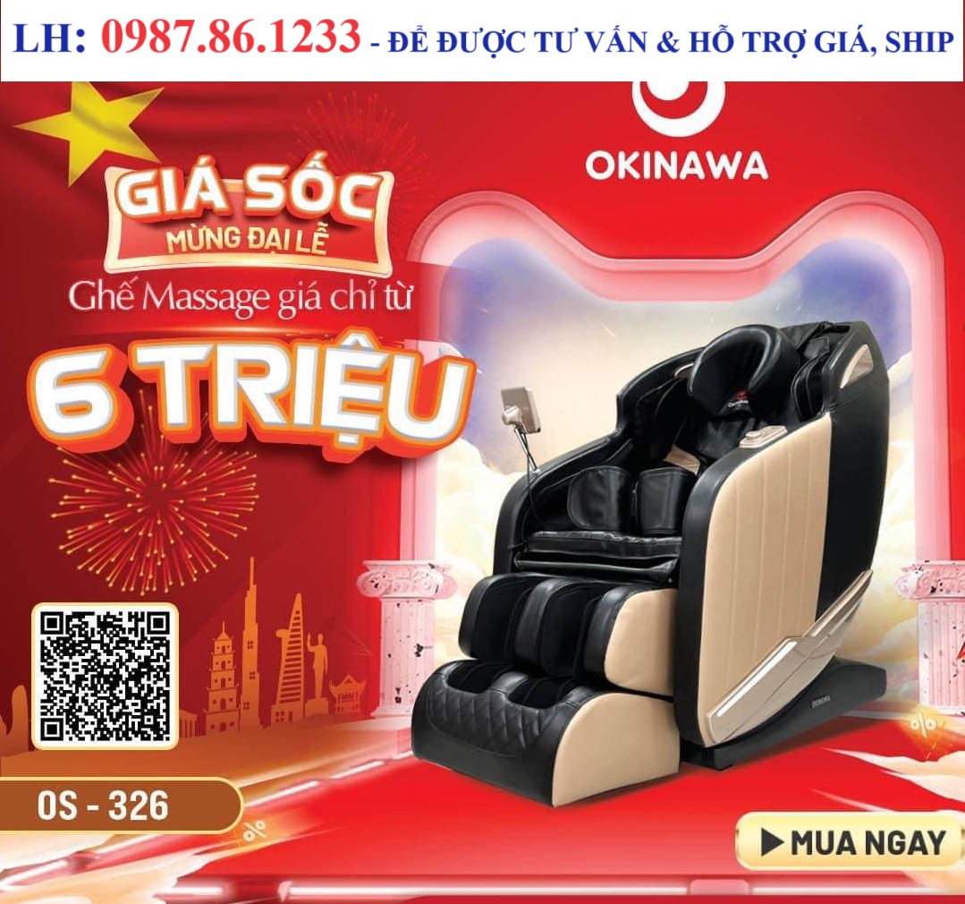 Ghế massage nhật bản okinawa os 326