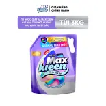 Túi Nước Giặt Xả MaxKleen Giữ Màu Tươi Mới Hương Khu Vườn Tuyệt Sắc 3kg/Túi