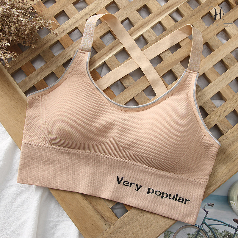 Áo Bra Dây Chéo Tập Gym Yoga Nữ Thể Thao Co Giãn, Mặc Tập Thể Thao, ĐI Bơi, Đi Biển, Dạo Phố, Mặc Thường Ngày | Hi Sport Đồ Tập Gym Yoga Nữ