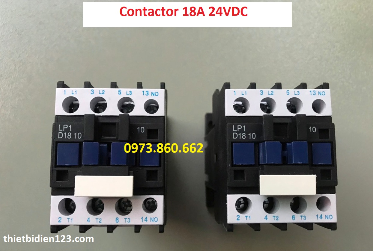 Khởi động từ contactor 24vdc - LP1 BD