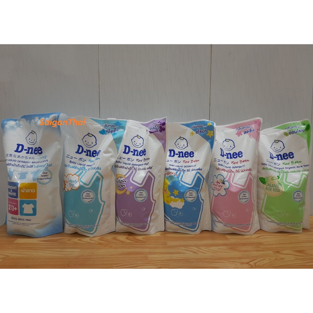 1 túi 600ml nước giặt và xã dnee túi 600 ml