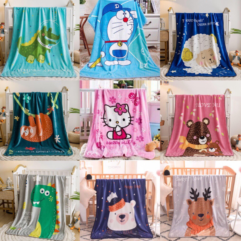 Chăn lông tuyết cho bé kt 100*140cm