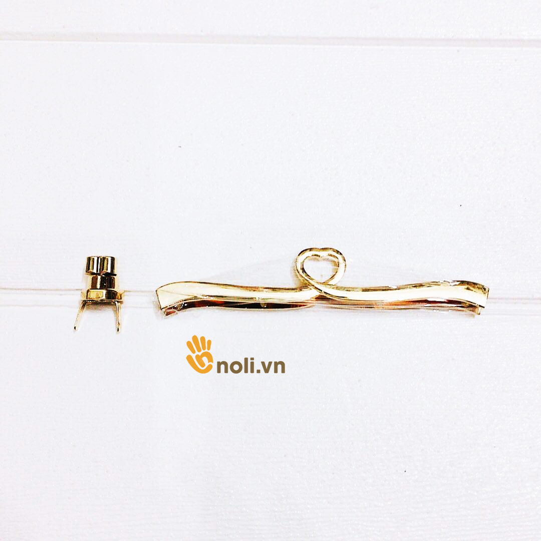 Khóa nẹp hình tim 12.5cm loại tốt