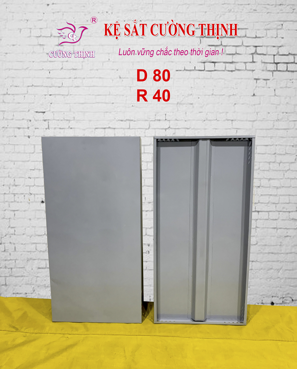 Mâm sắt dài 80cm x rộng 40cm - Lắp ráp kệ sắt đa năng