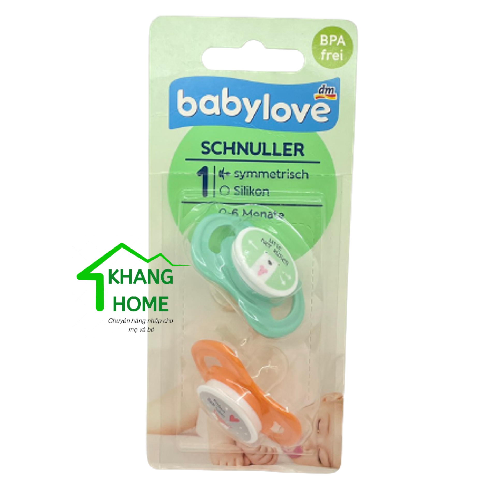 SET NÚM VÚ/TI GIẢ BABYLOVE CHO BÉ TỪ 0 - 18 THÁNG