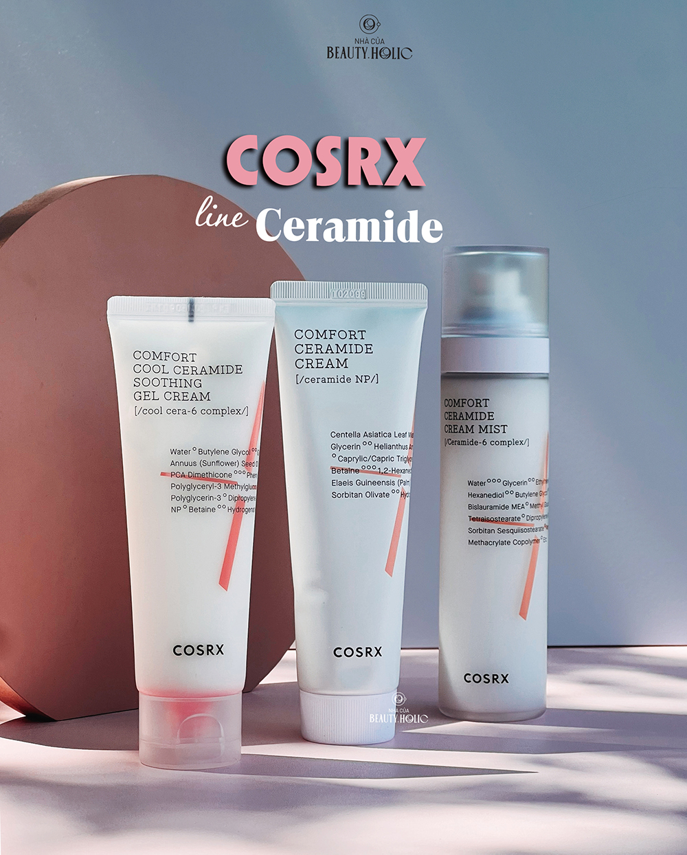 Line dưỡng phục hồi ceramide cosrx comfort ceramide