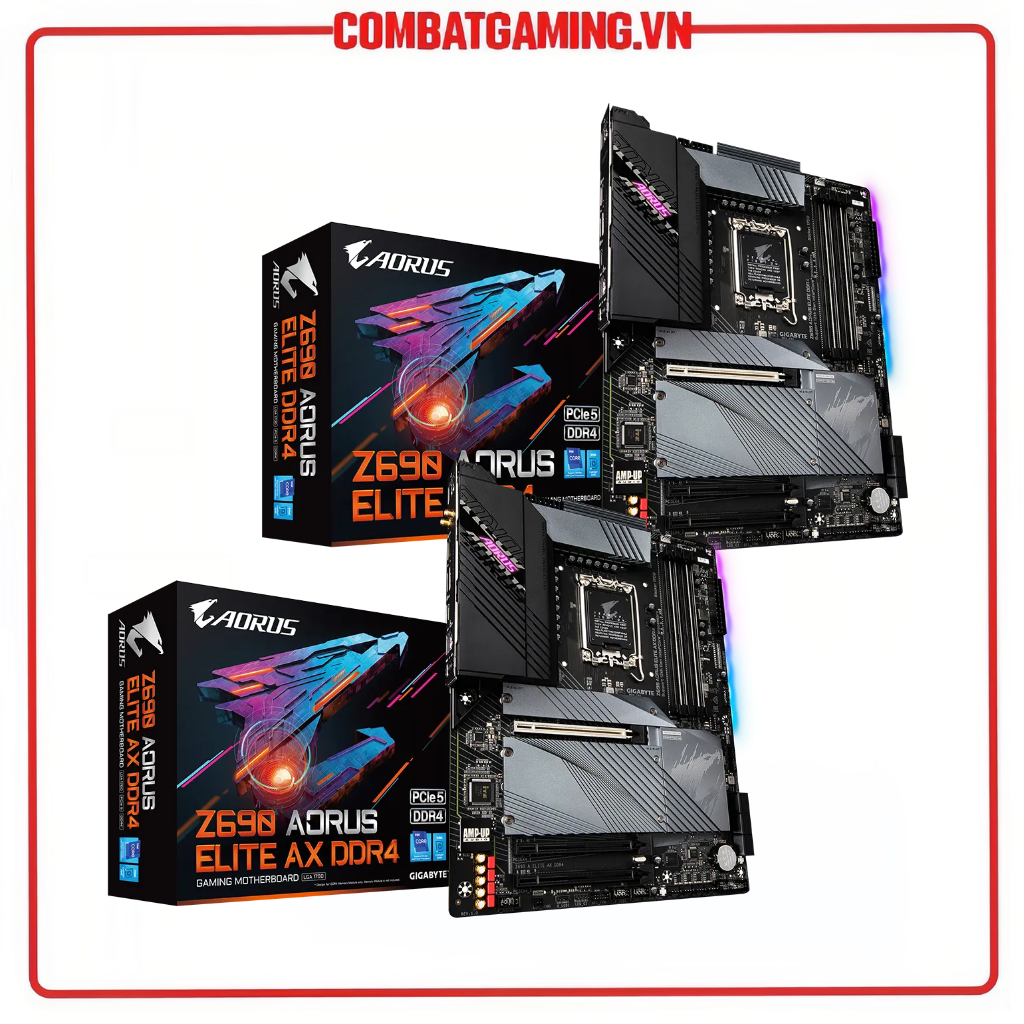 Bo mạch chủ gigabyte z690 aorus elite ddr4 - z690 aorus elite ax ddr4 v2 hàng chính hãng