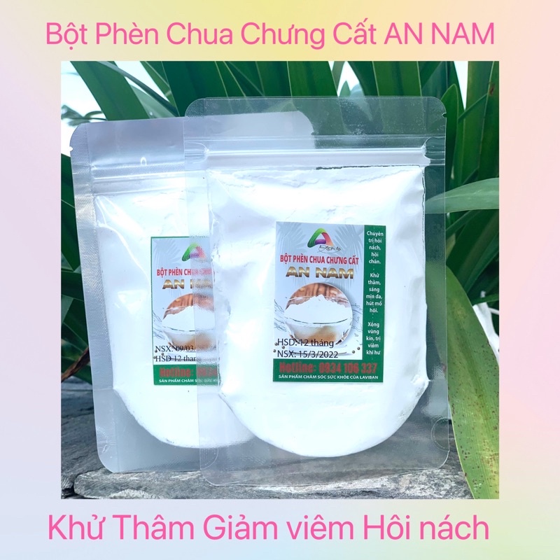 Gói 50gr Bột phèn chua chưng cất nguyên chất
