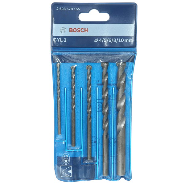 Bộ mũi khoan tường 5 chiếc CYL-2 (4/5/6/8/10mm)