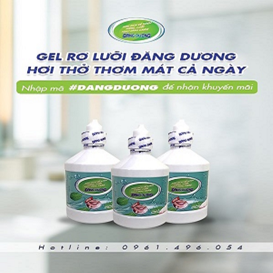 Gel làm sạch rêu mảng bám lưỡi