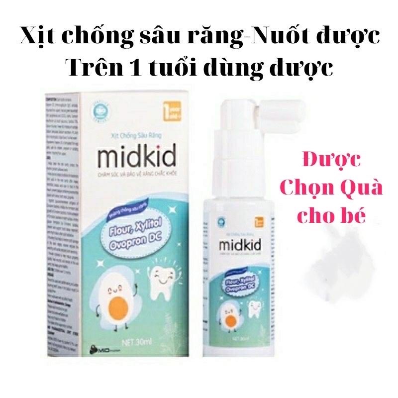 Xịt Midkid xịt chống sâu răng Midkid hàng chính hãng